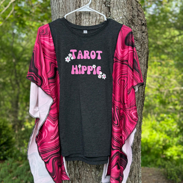 Winged T-Shirt Poncho - Tarot Hippie