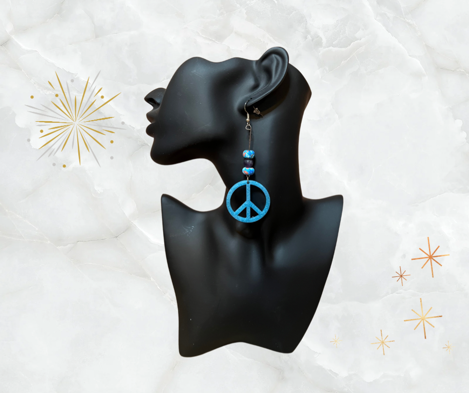 Earrings - Peace