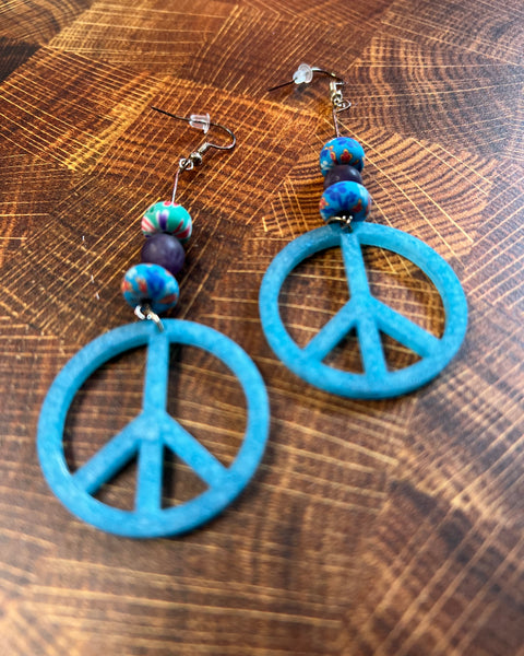 Earrings - Peace