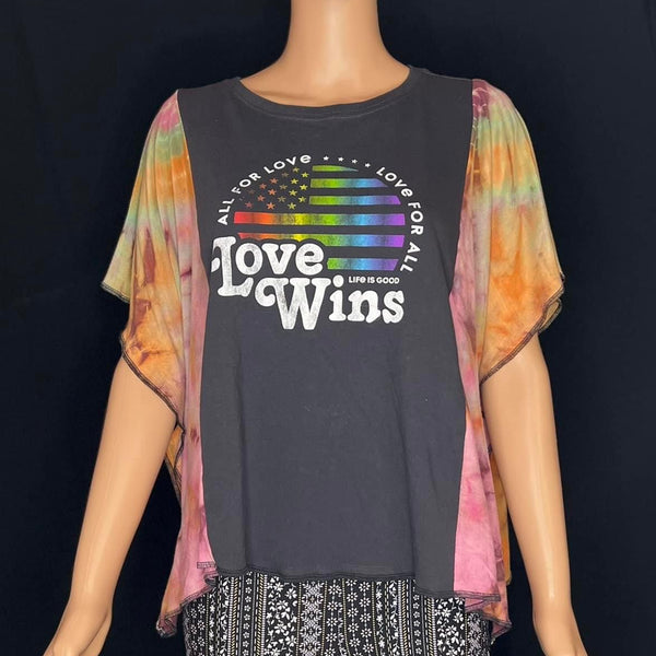 Winged T-Shirt - Love Wins