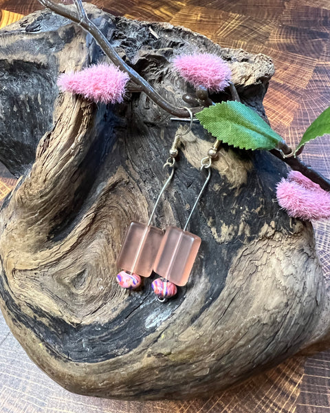 Earrings - Pink Elegance