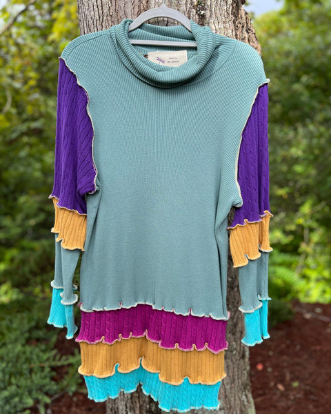 Upcycled Cowl Tunic