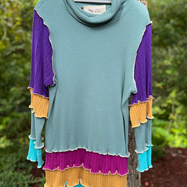 Upcycled Cowl Tunic