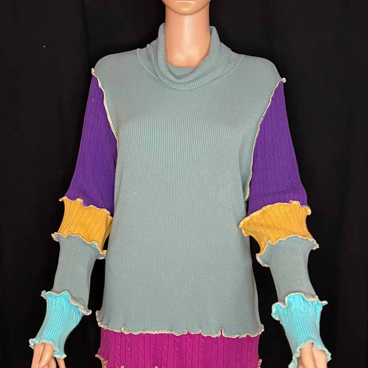 Upcycled Cowl Tunic