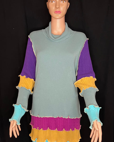 Upcycled Cowl Tunic